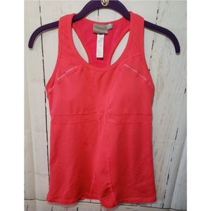 ATHLETA neon pink Turbocharge athletic tank S tall